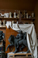 Art collection: busts and reliefs of St. Martin
