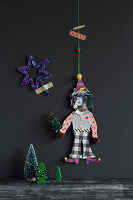 DIY ornament with dog design