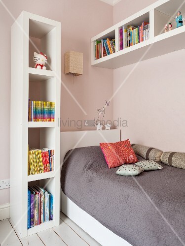 Teen Bedroom Sleeping Area With White Buy Image