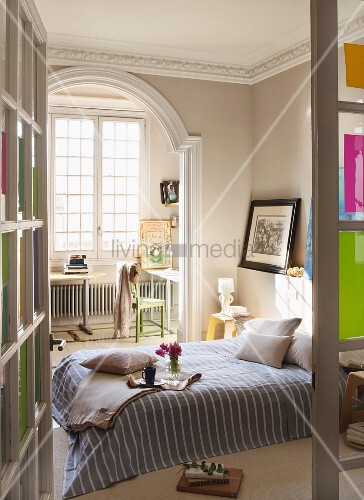View Through Open Door Into Bedroom With Buy Image