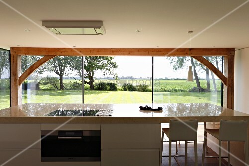 View Across Free Standing Kitchen Buy Image 11436336