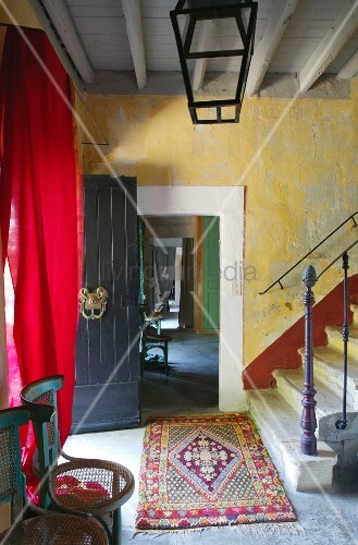 Rustic Stairwell With Open Buy Image 11442440 Living4media