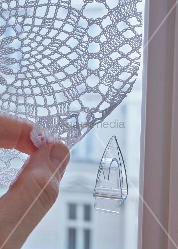 A Transparent Sticky Hook On A Window To Buy Image 11982236