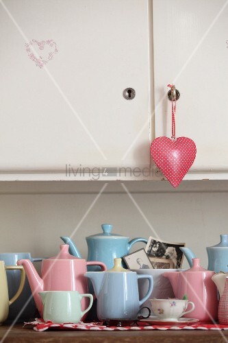 Collection Of Retro Pastel Jugs On Buy Image 12265032