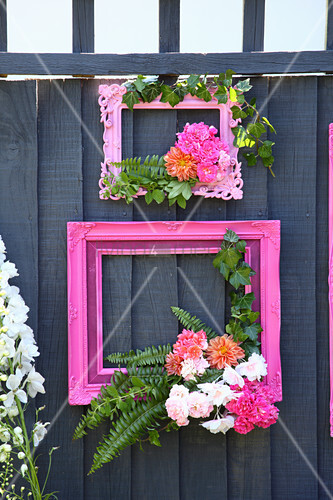 Pink Picture Frames Decorated With Buy Image 12672536