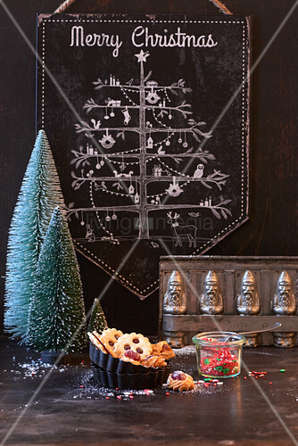 Christmas Tree On Chalk Board Small Buy Image 12681814