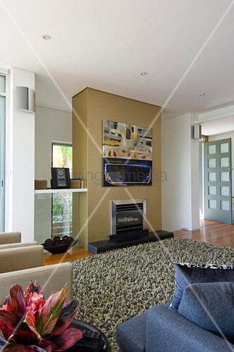 Armchairs Sofa And Long Pile Rug In Buy Image 12999834