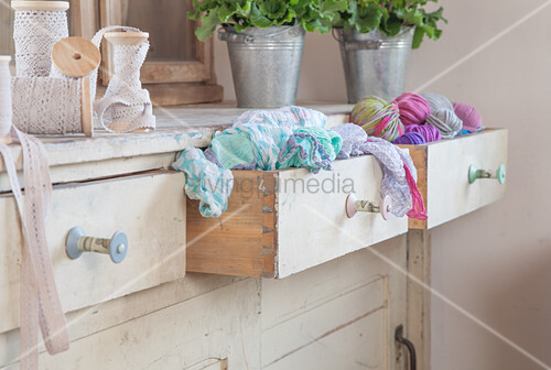 Old Yarn Reels Used As Drawer Knobs On Buy Image 12442510