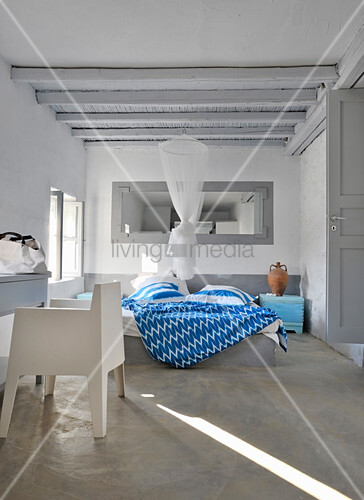 Bedroom In Modern Greek Style Buy Image 12547080