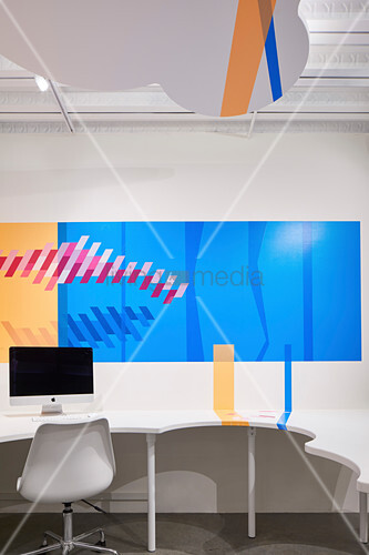 Graphic Design On Desk And Wall In Buy Image 12592998