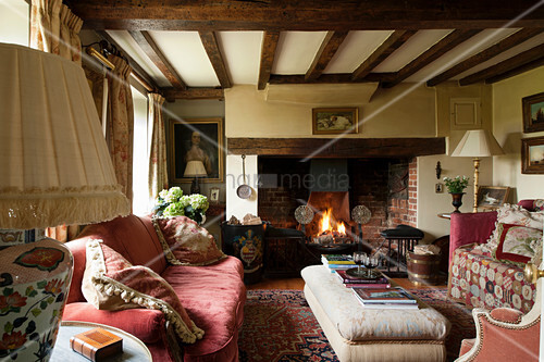 Inglenook Fireplace And Wood Beamed Buy Image 12603650