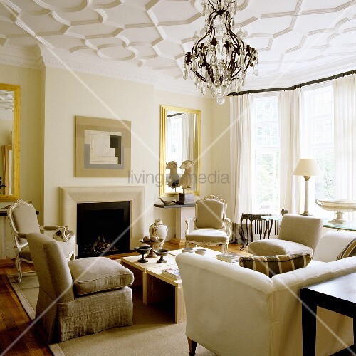 An Elegant Room With A Fireplace Buy Image 00707224