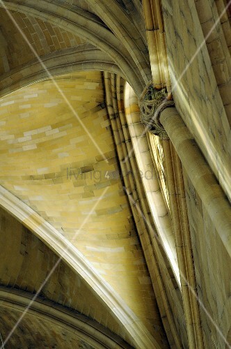 A Vaulted Ceiling Made Of Natural Stone Buy Image